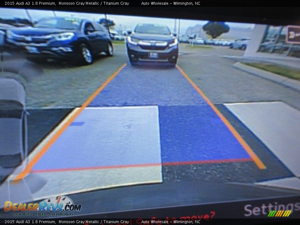 2015 Audi A3 1.8 Premium Monsoon Gray Metallic / Titanium Gray Photo #19