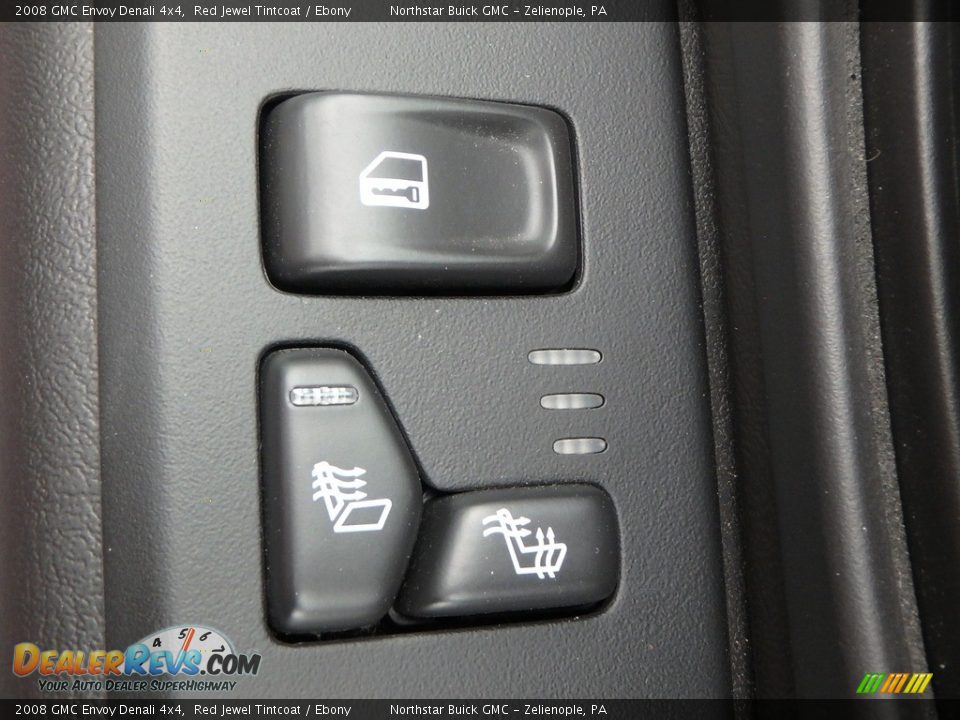 2008 GMC Envoy Denali 4x4 Red Jewel Tintcoat / Ebony Photo #7