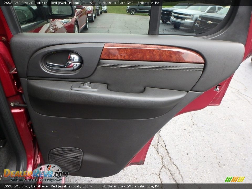 2008 GMC Envoy Denali 4x4 Red Jewel Tintcoat / Ebony Photo #8