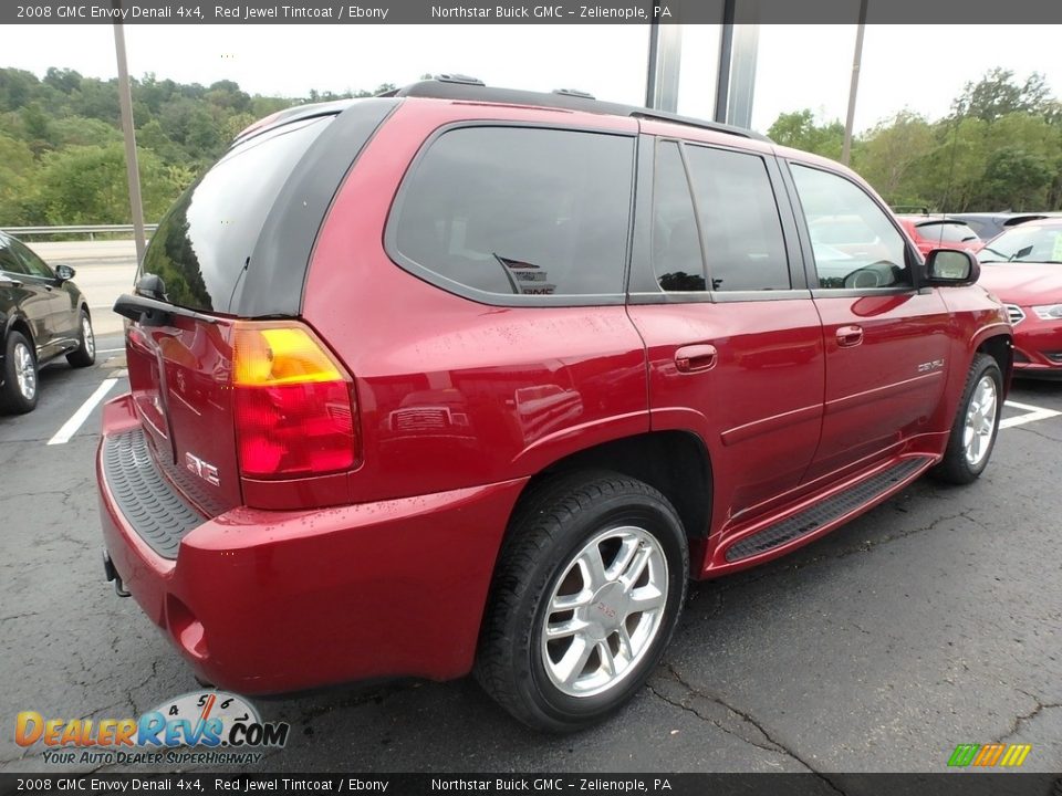 2008 GMC Envoy Denali 4x4 Red Jewel Tintcoat / Ebony Photo #10