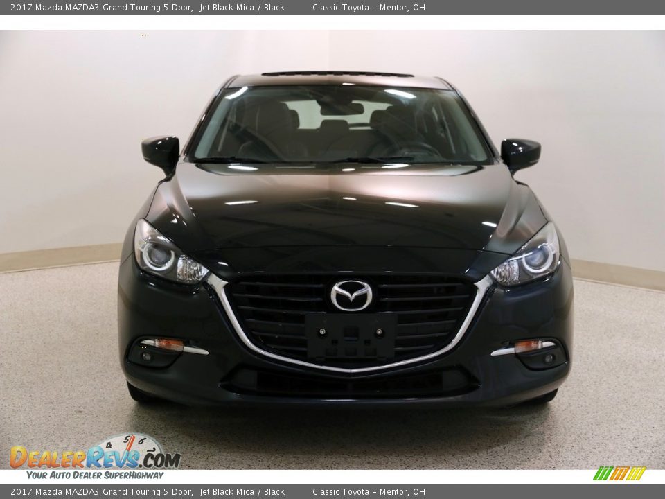 2017 Mazda MAZDA3 Grand Touring 5 Door Jet Black Mica / Black Photo #2