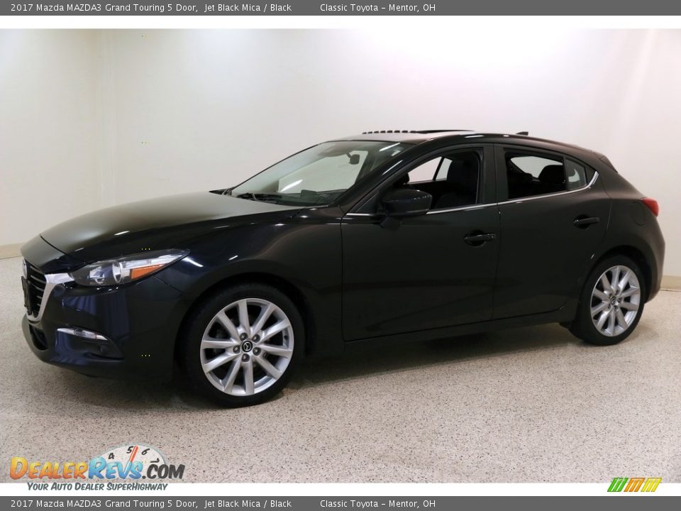 2017 Mazda MAZDA3 Grand Touring 5 Door Jet Black Mica / Black Photo #3