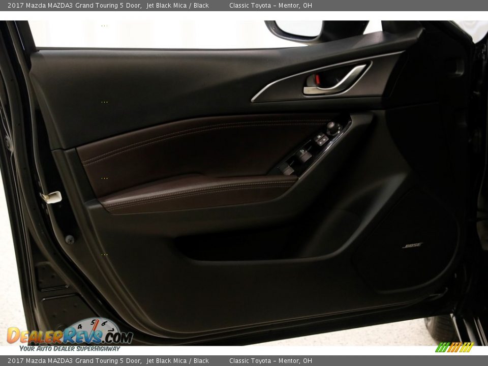 2017 Mazda MAZDA3 Grand Touring 5 Door Jet Black Mica / Black Photo #4