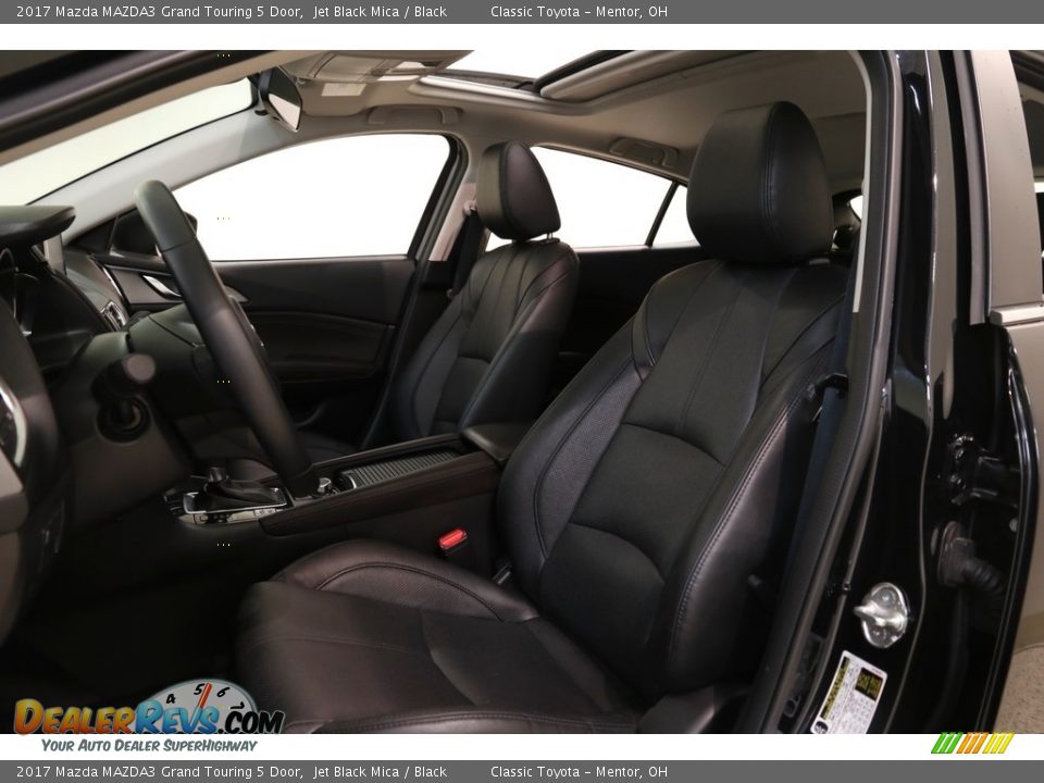 2017 Mazda MAZDA3 Grand Touring 5 Door Jet Black Mica / Black Photo #5