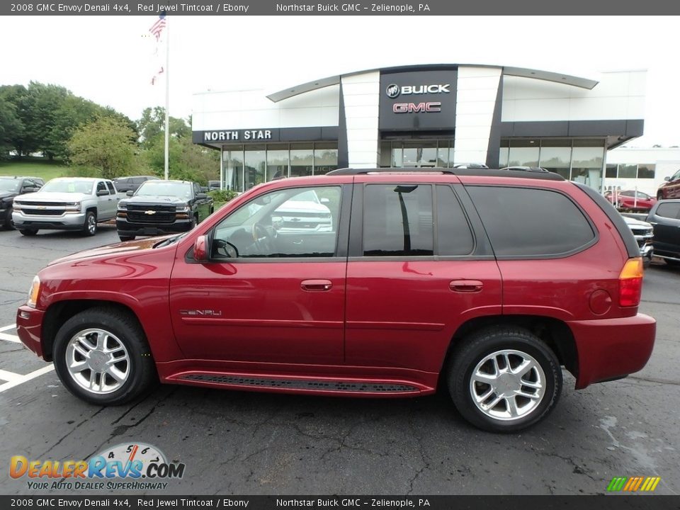 2008 GMC Envoy Denali 4x4 Red Jewel Tintcoat / Ebony Photo #14