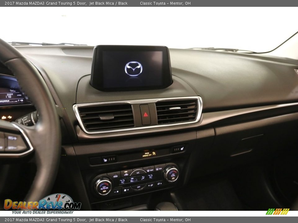 2017 Mazda MAZDA3 Grand Touring 5 Door Jet Black Mica / Black Photo #9
