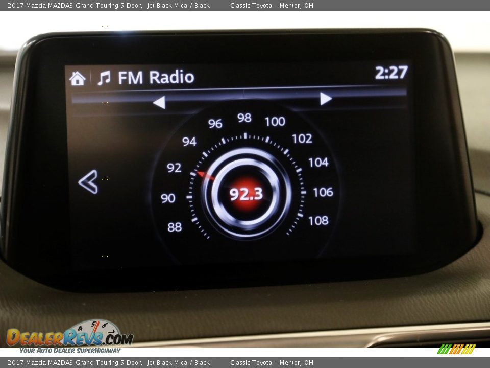 2017 Mazda MAZDA3 Grand Touring 5 Door Jet Black Mica / Black Photo #10