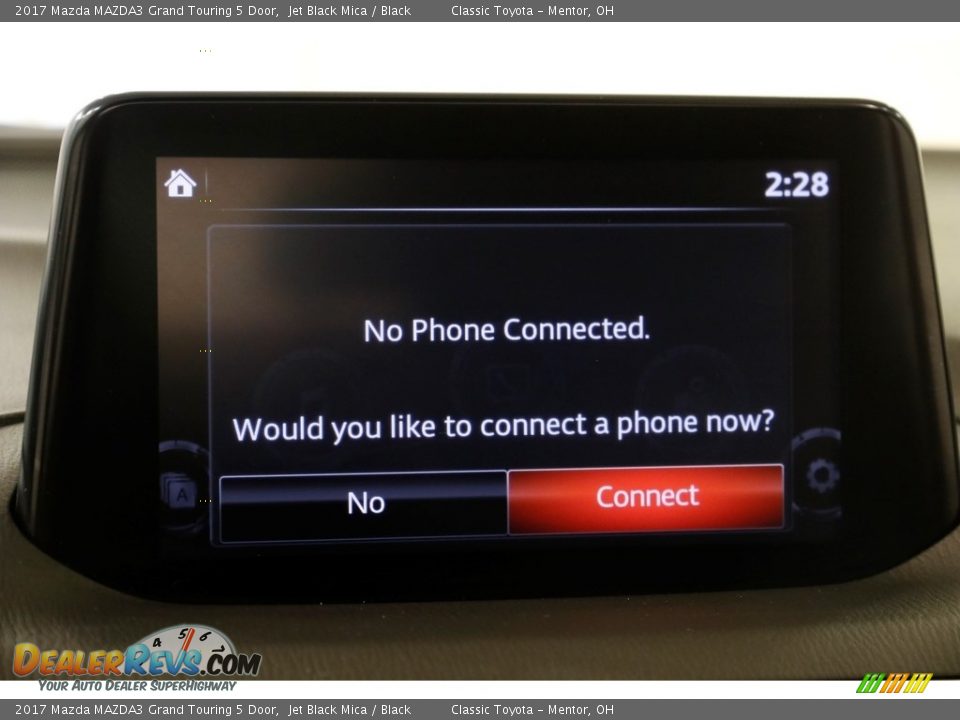 2017 Mazda MAZDA3 Grand Touring 5 Door Jet Black Mica / Black Photo #11