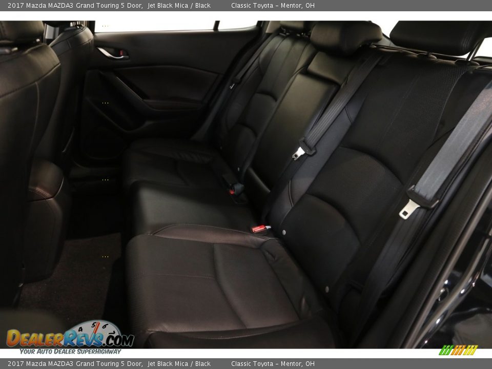 2017 Mazda MAZDA3 Grand Touring 5 Door Jet Black Mica / Black Photo #17