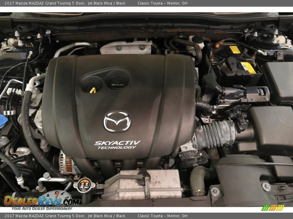 2017 Mazda MAZDA3 Grand Touring 5 Door Jet Black Mica / Black Photo #19