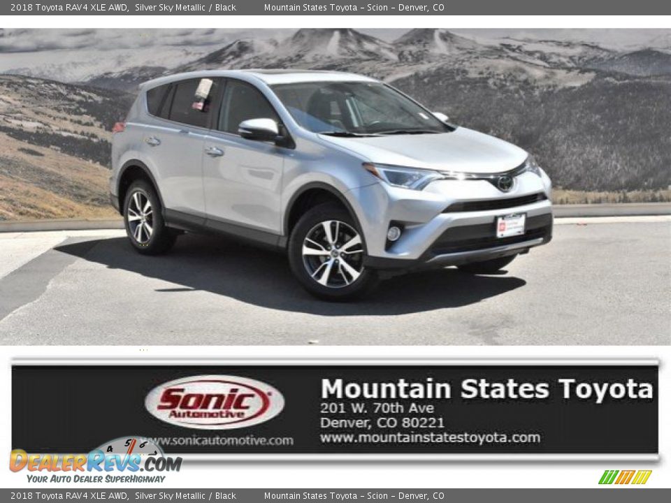 2018 Toyota RAV4 XLE AWD Silver Sky Metallic / Black Photo #1