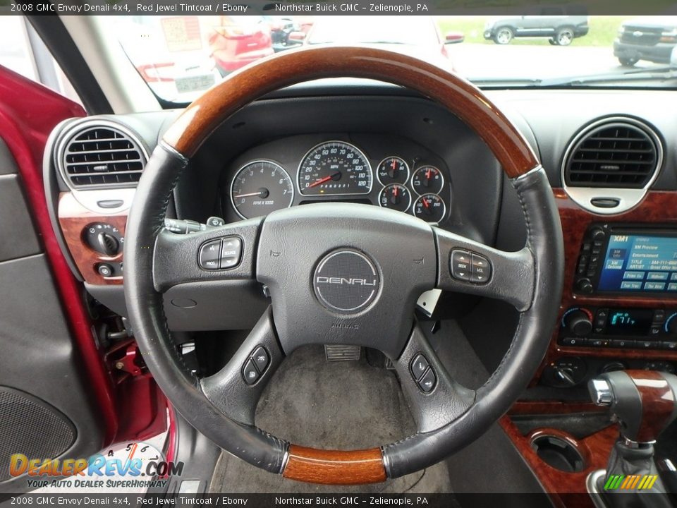 2008 GMC Envoy Denali 4x4 Red Jewel Tintcoat / Ebony Photo #25