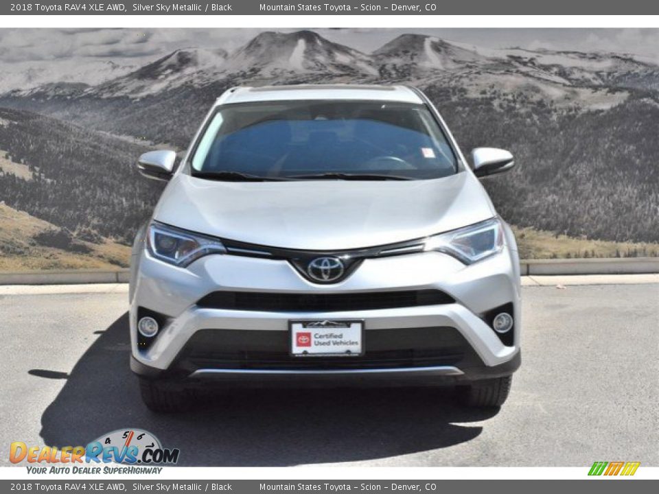 2018 Toyota RAV4 XLE AWD Silver Sky Metallic / Black Photo #4