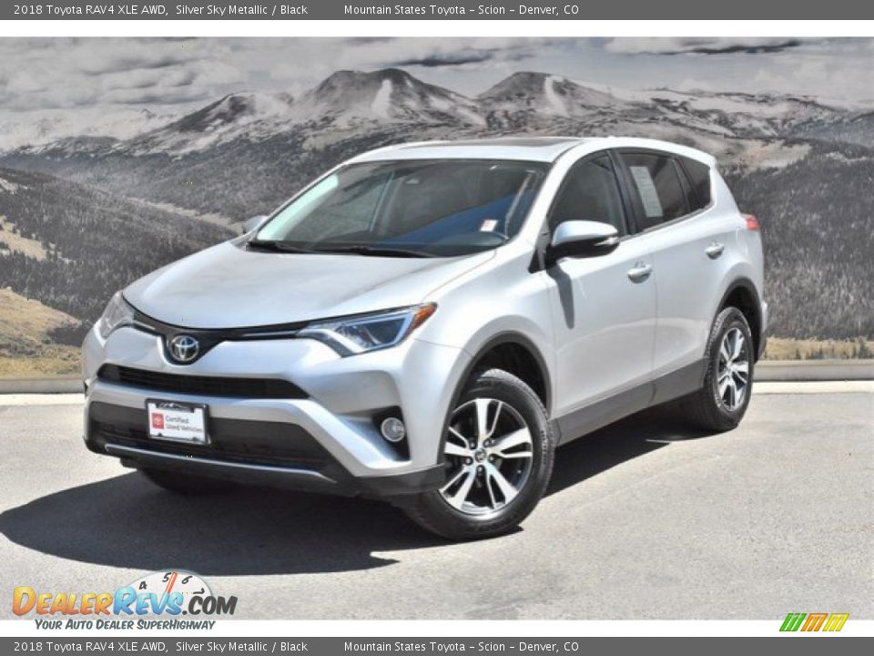 2018 Toyota RAV4 XLE AWD Silver Sky Metallic / Black Photo #5