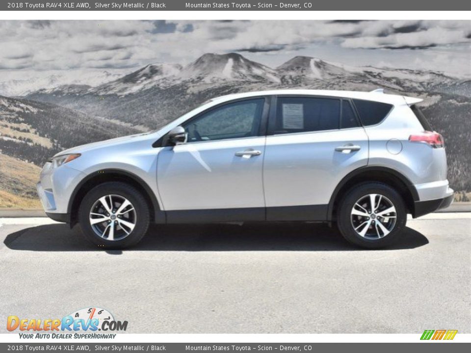 2018 Toyota RAV4 XLE AWD Silver Sky Metallic / Black Photo #6