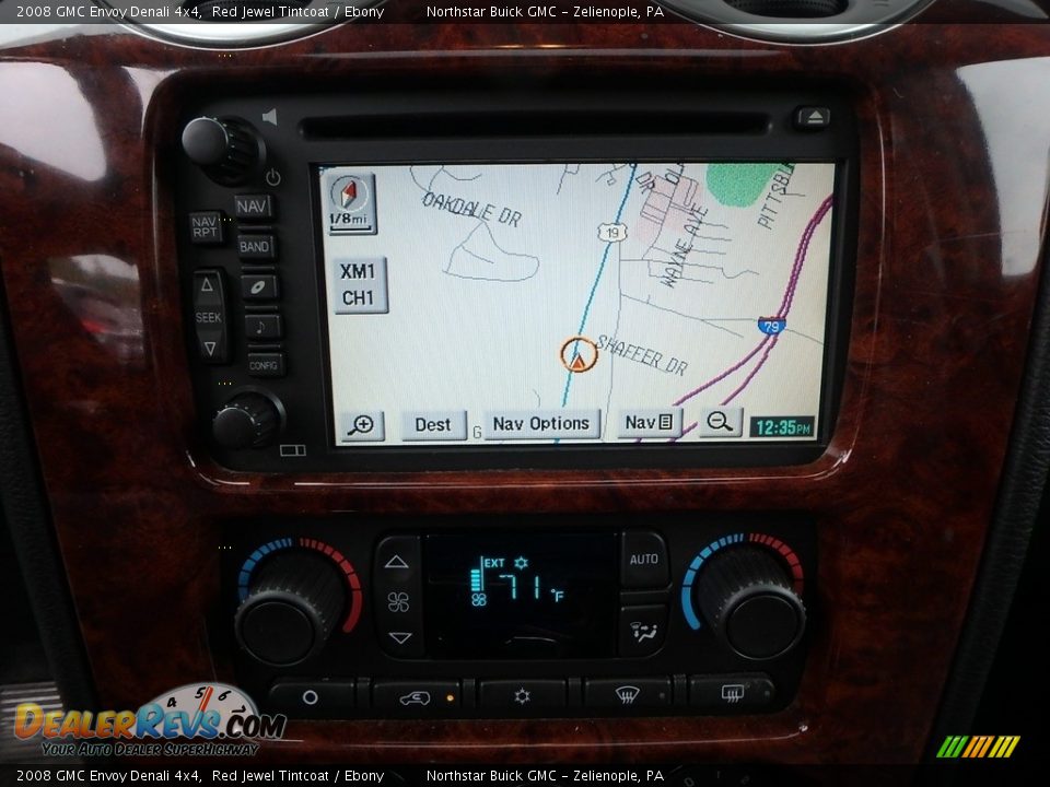 2008 GMC Envoy Denali 4x4 Red Jewel Tintcoat / Ebony Photo #27