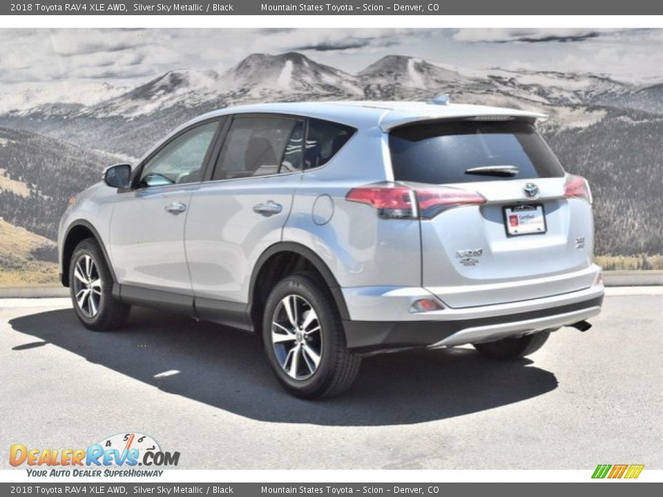 2018 Toyota RAV4 XLE AWD Silver Sky Metallic / Black Photo #7