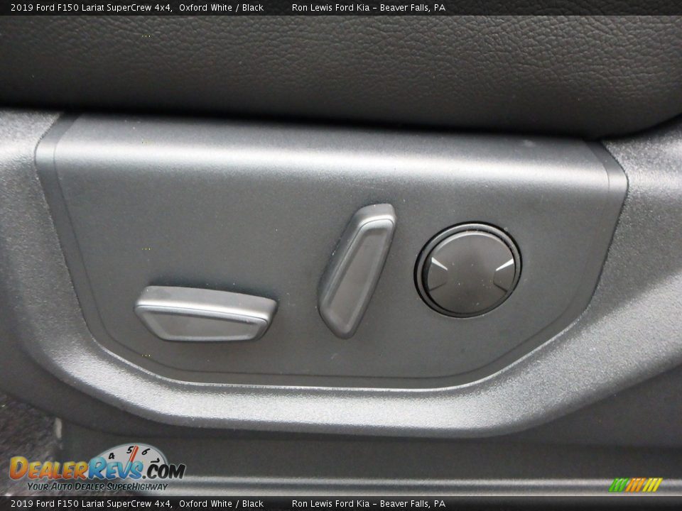 2019 Ford F150 Lariat SuperCrew 4x4 Oxford White / Black Photo #10