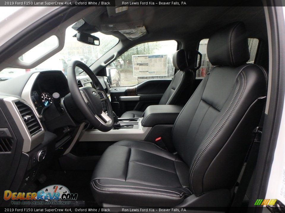 2019 Ford F150 Lariat SuperCrew 4x4 Oxford White / Black Photo #12