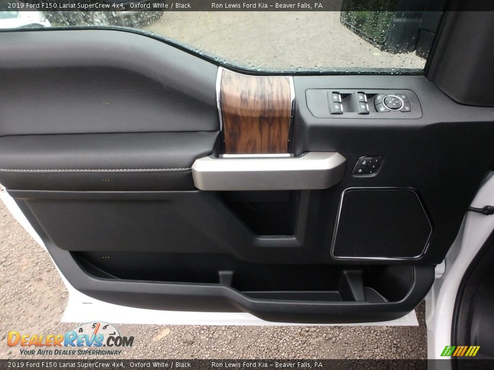 2019 Ford F150 Lariat SuperCrew 4x4 Oxford White / Black Photo #15