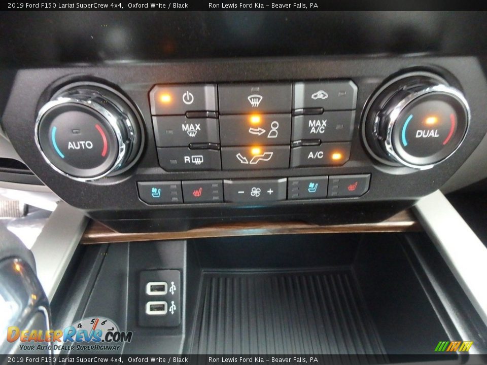 2019 Ford F150 Lariat SuperCrew 4x4 Oxford White / Black Photo #18