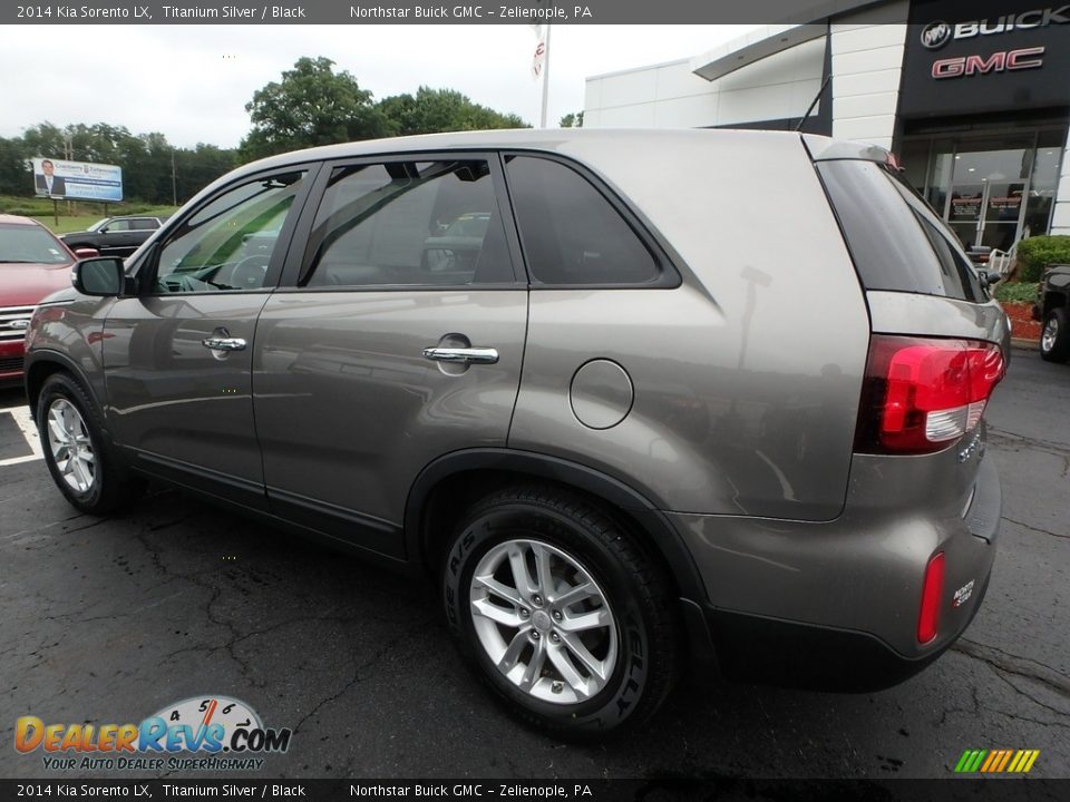 2014 Kia Sorento LX Titanium Silver / Black Photo #12