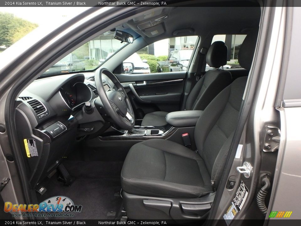 2014 Kia Sorento LX Titanium Silver / Black Photo #17