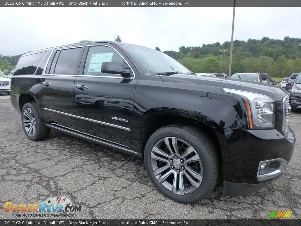 2019 GMC Yukon XL Denali 4WD Onyx Black / Jet Black Photo #3
