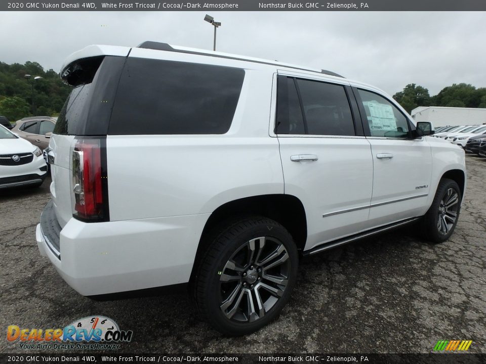 2020 GMC Yukon Denali 4WD White Frost Tricoat / Cocoa/­Dark Atmosphere Photo #5