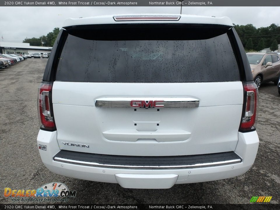 2020 GMC Yukon Denali 4WD White Frost Tricoat / Cocoa/­Dark Atmosphere Photo #6