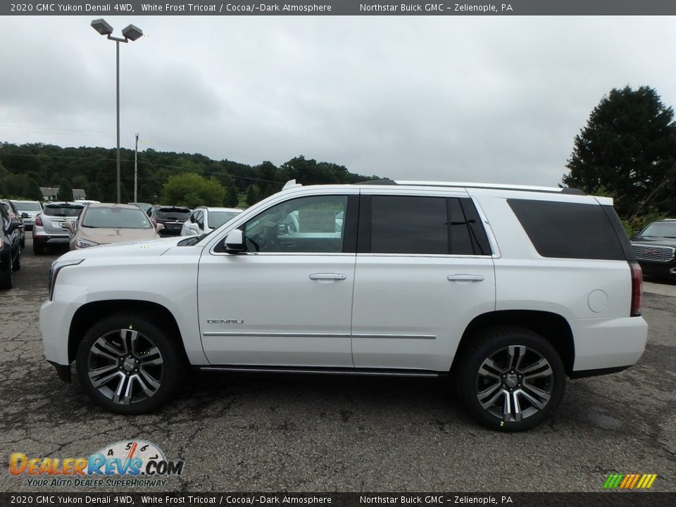White Frost Tricoat 2020 GMC Yukon Denali 4WD Photo #9