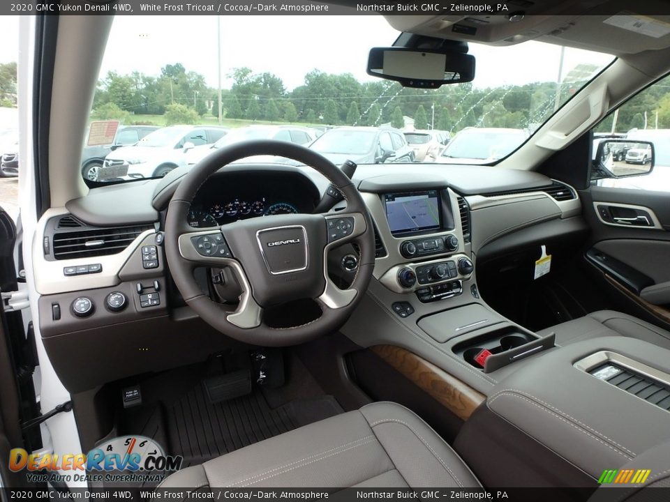 Cocoa/­Dark Atmosphere Interior - 2020 GMC Yukon Denali 4WD Photo #15