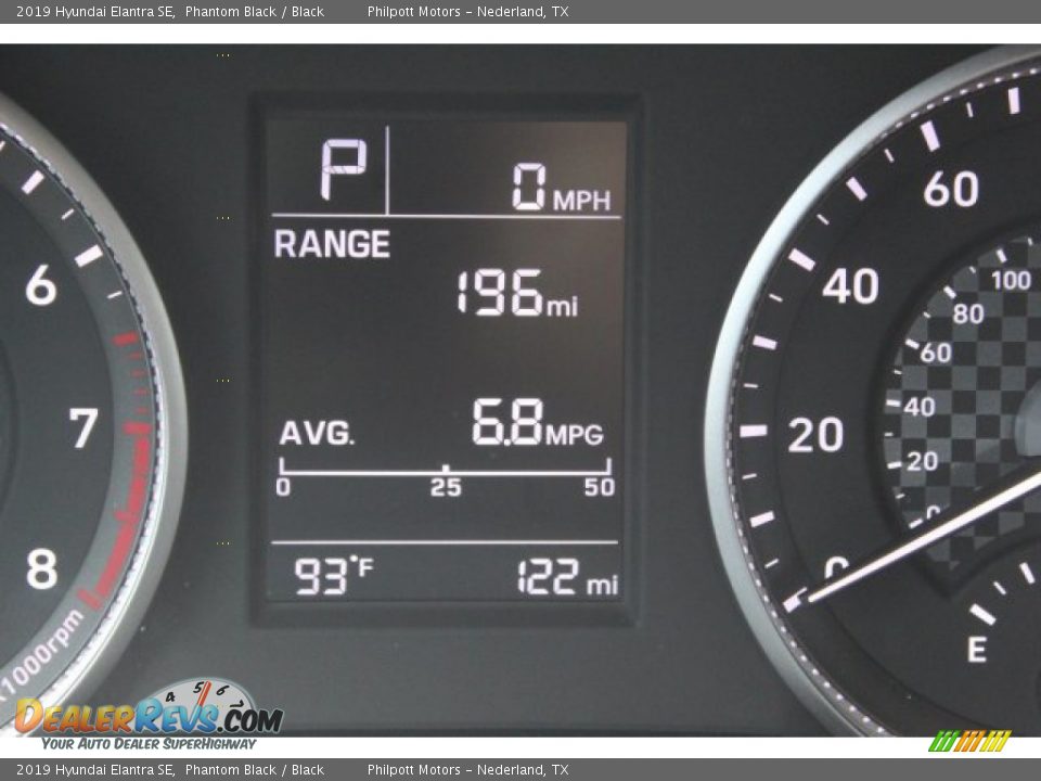 2019 Hyundai Elantra SE Phantom Black / Black Photo #14