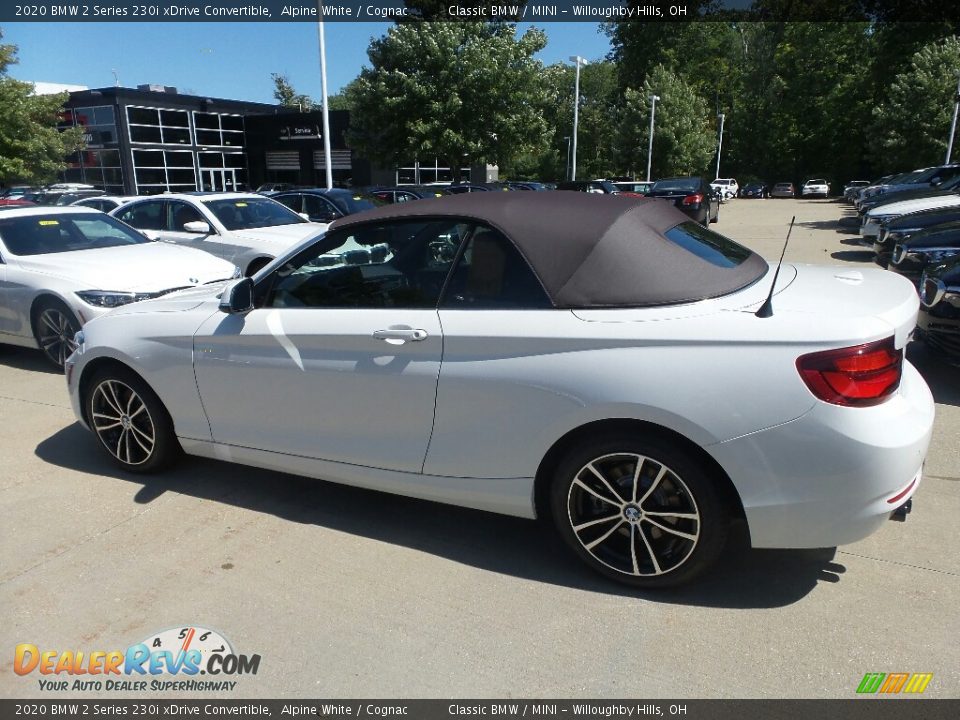 2020 BMW 2 Series 230i xDrive Convertible Alpine White / Cognac Photo #5