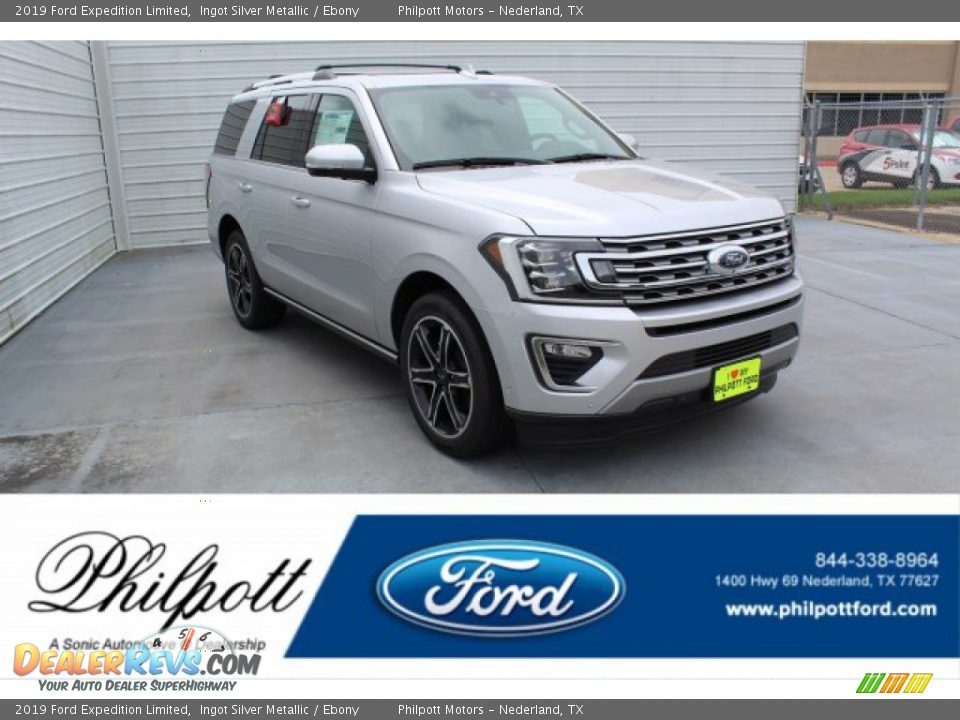 2019 Ford Expedition Limited Ingot Silver Metallic / Ebony Photo #1