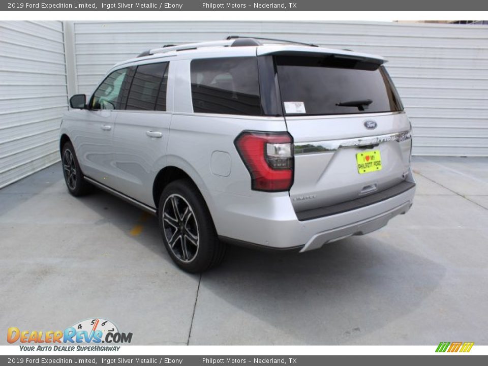 2019 Ford Expedition Limited Ingot Silver Metallic / Ebony Photo #7