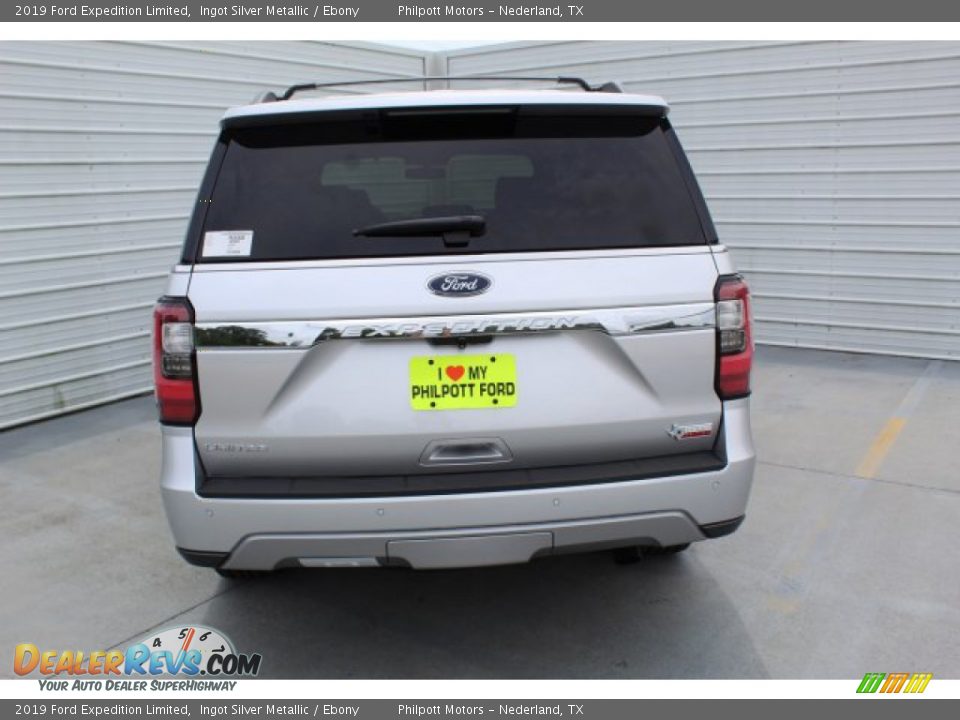 2019 Ford Expedition Limited Ingot Silver Metallic / Ebony Photo #8