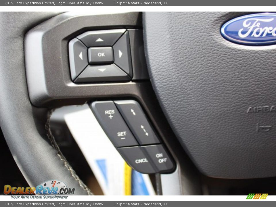 2019 Ford Expedition Limited Ingot Silver Metallic / Ebony Photo #13