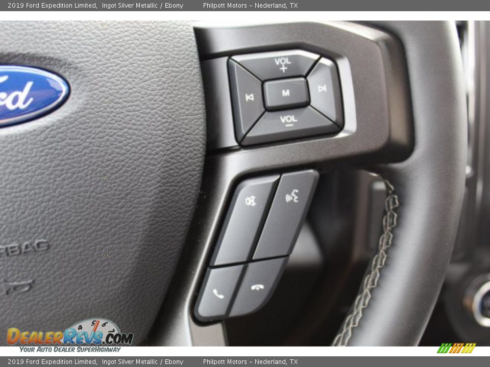 2019 Ford Expedition Limited Ingot Silver Metallic / Ebony Photo #14