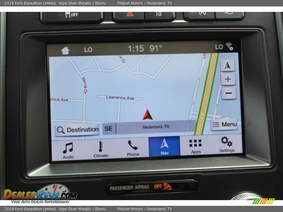 2019 Ford Expedition Limited Ingot Silver Metallic / Ebony Photo #18