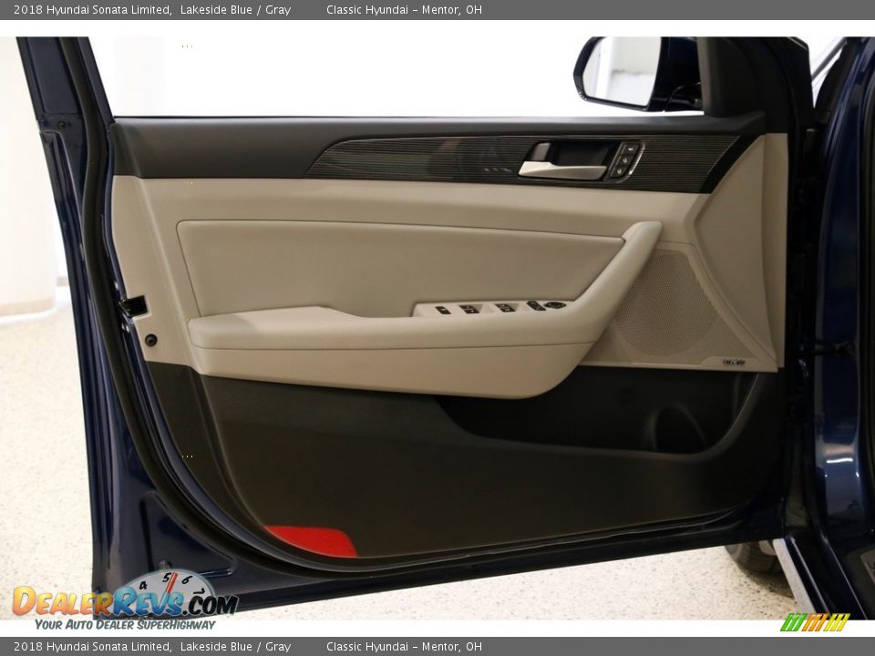 2018 Hyundai Sonata Limited Lakeside Blue / Gray Photo #4