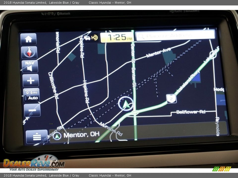 2018 Hyundai Sonata Limited Lakeside Blue / Gray Photo #10