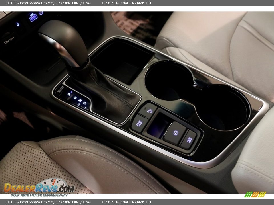 2018 Hyundai Sonata Limited Lakeside Blue / Gray Photo #15