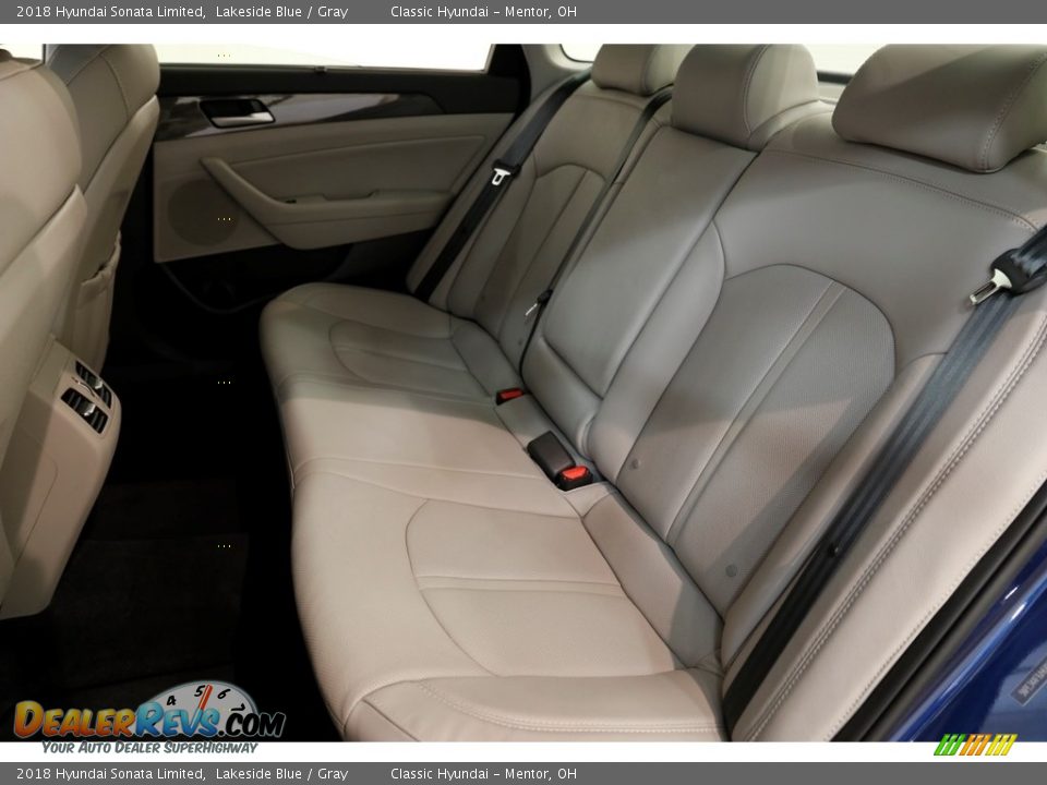 2018 Hyundai Sonata Limited Lakeside Blue / Gray Photo #18