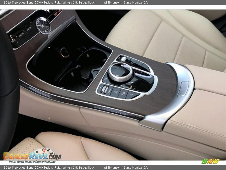 2019 Mercedes-Benz C 300 Sedan Polar White / Silk Beige/Black Photo #7