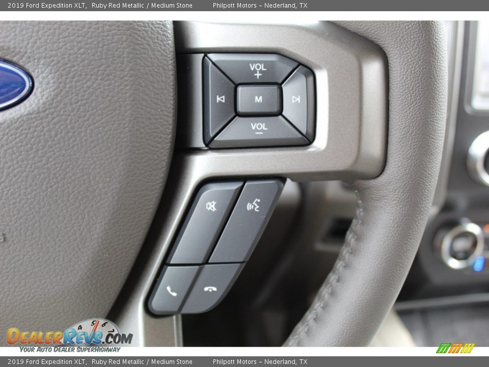 2019 Ford Expedition XLT Ruby Red Metallic / Medium Stone Photo #13