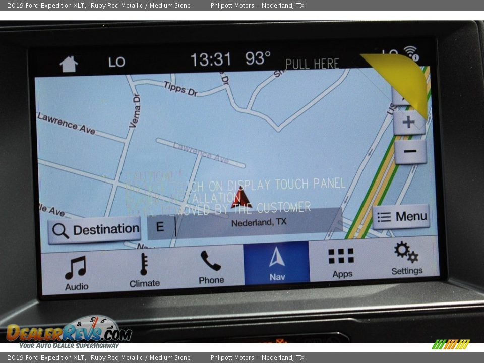 2019 Ford Expedition XLT Ruby Red Metallic / Medium Stone Photo #19