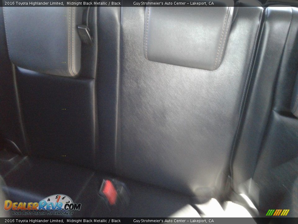 2016 Toyota Highlander Limited Midnight Black Metallic / Black Photo #6