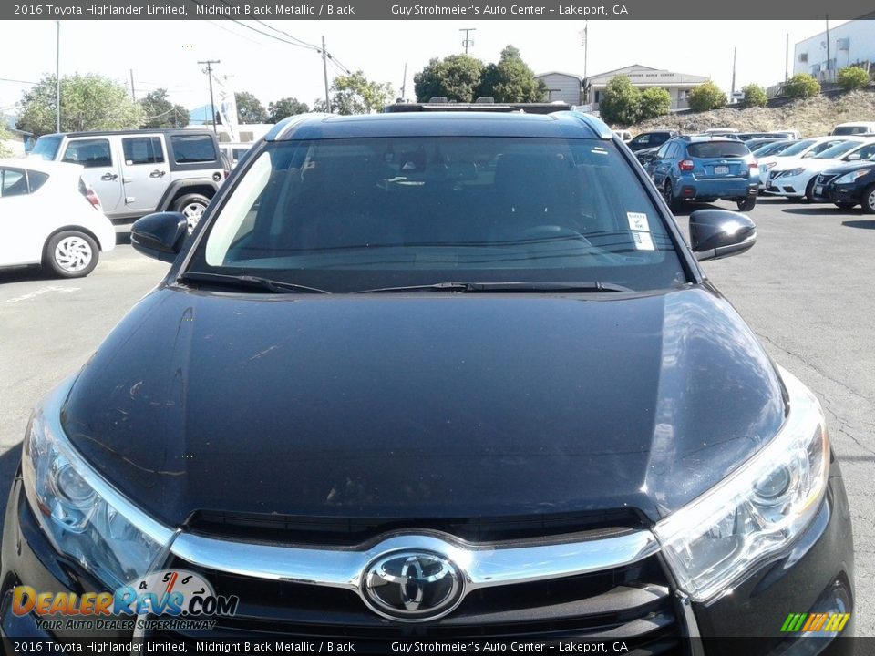 2016 Toyota Highlander Limited Midnight Black Metallic / Black Photo #10