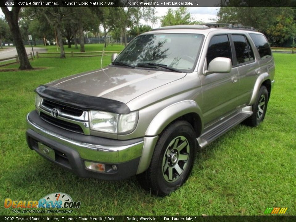 2002 Toyota 4Runner Limited Thunder Cloud Metallic / Oak Photo #1